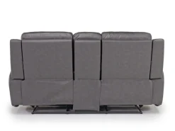 Mor Furniture Mia Reclining Console Loveseat In Gray