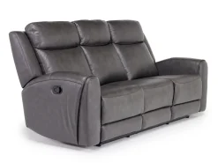 Mor Furniture Mia Reclining Sofa & Console Loveseat In Gray