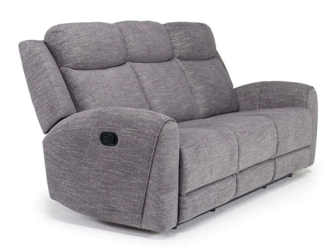 Mor Furniture Mia Reclining Sofa In Gray