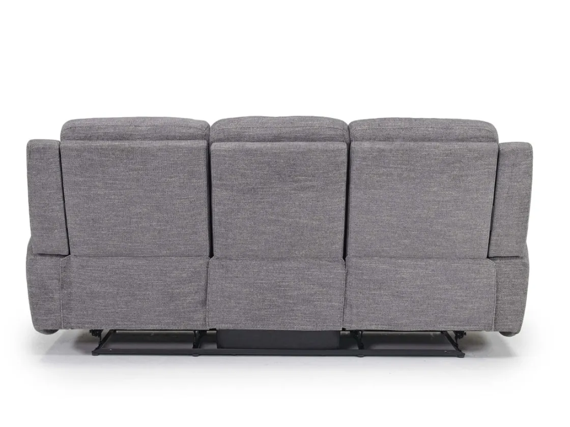 Mor Furniture Mia Reclining Sofa In Gray