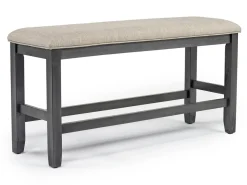 Mor Furniture Miami Adjustable Dining Table, 4 Stools & Bench In