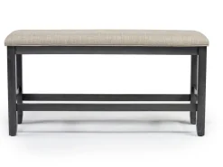 Mor Furniture Miami Adjustable Dining Table, 4 Stools & Bench In