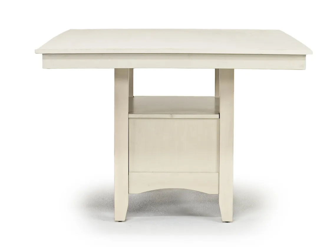 Mor Furniture Miami Adjustable Dining Table & 4 Chairs In Gray