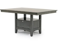 Mor Furniture Miami Adjustable Dining Table In Gray