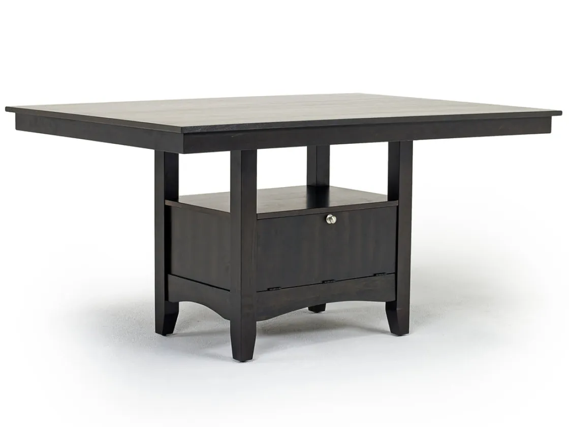 Mor Furniture Miami Adjustable Dining Table In Gray