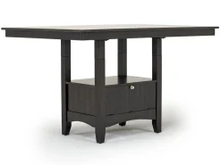 Mor Furniture Miami Adjustable Dining Table In Gray