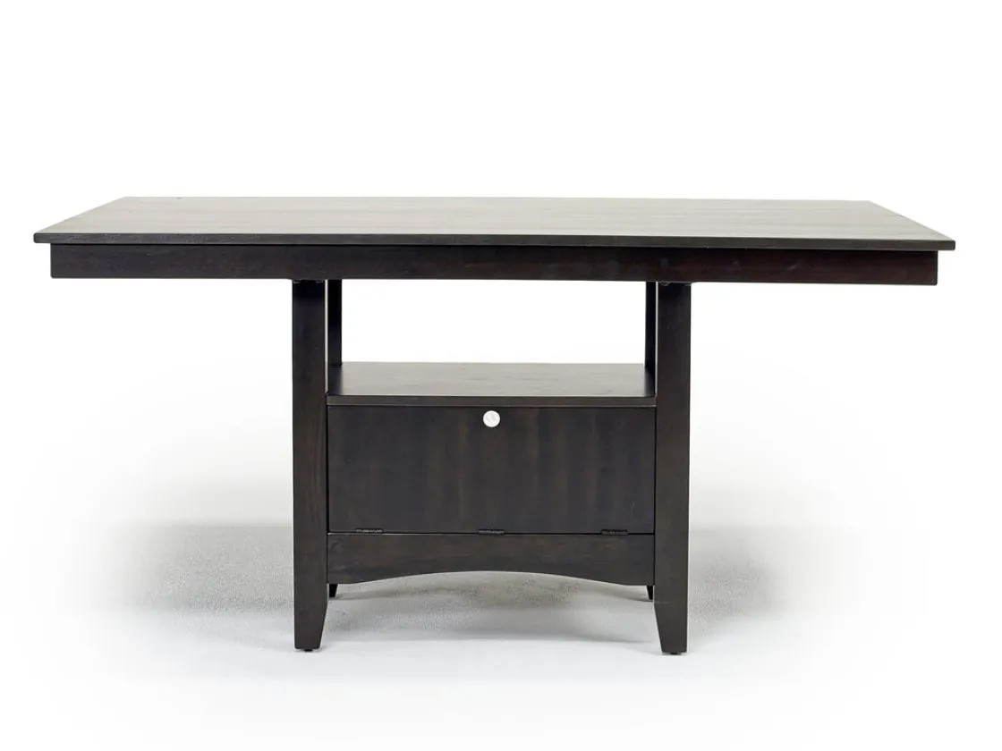 Mor Furniture Miami Adjustable Dining Table In Gray