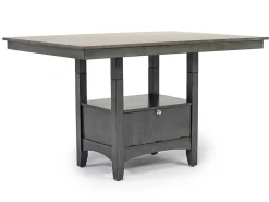 Mor Furniture Miami Adjustable Dining Table In Gray