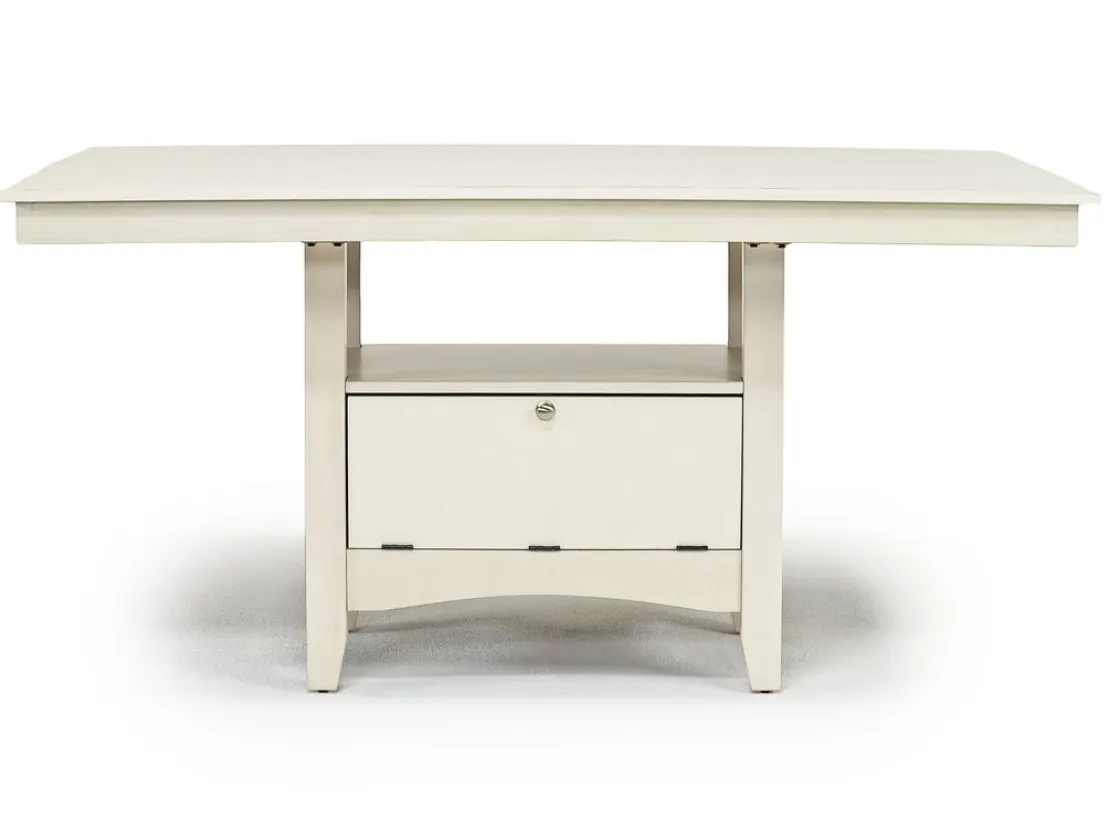 Mor Furniture Miami Adjustable Dining Table In Gray