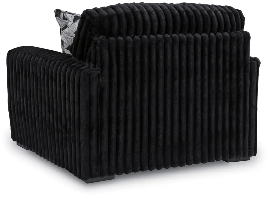 Mor Furniture Midnight Madness Chair In Onyx