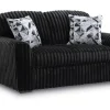 Mor Furniture Midnight Madness Loveseat In Onyx