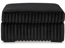 Mor Furniture Midnight Madness Ottoman In Onyx