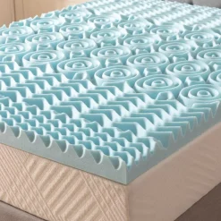 Mor Furniture Mlily 3 Inch Gel Infused 5 Zone Mattress Topper, Twin