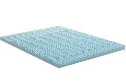Mor Furniture Mlily 3 Inch Gel Infused 5 Zone Mattress Topper, Twin