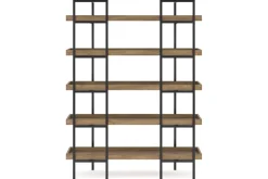 Mor Furniture Montia Bookcase In Brown/Gray