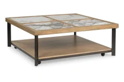 Mor Furniture Montia Coffee Table In Brown/Black/Gray