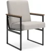 Mor Furniture Montia Desk Chair In Light Brown/Gray