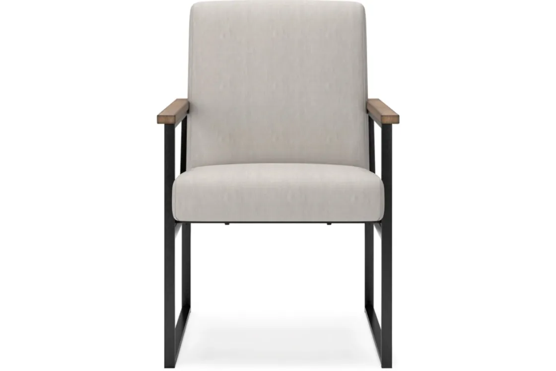 Mor Furniture Montia Desk Chair In Light Brown/Gray