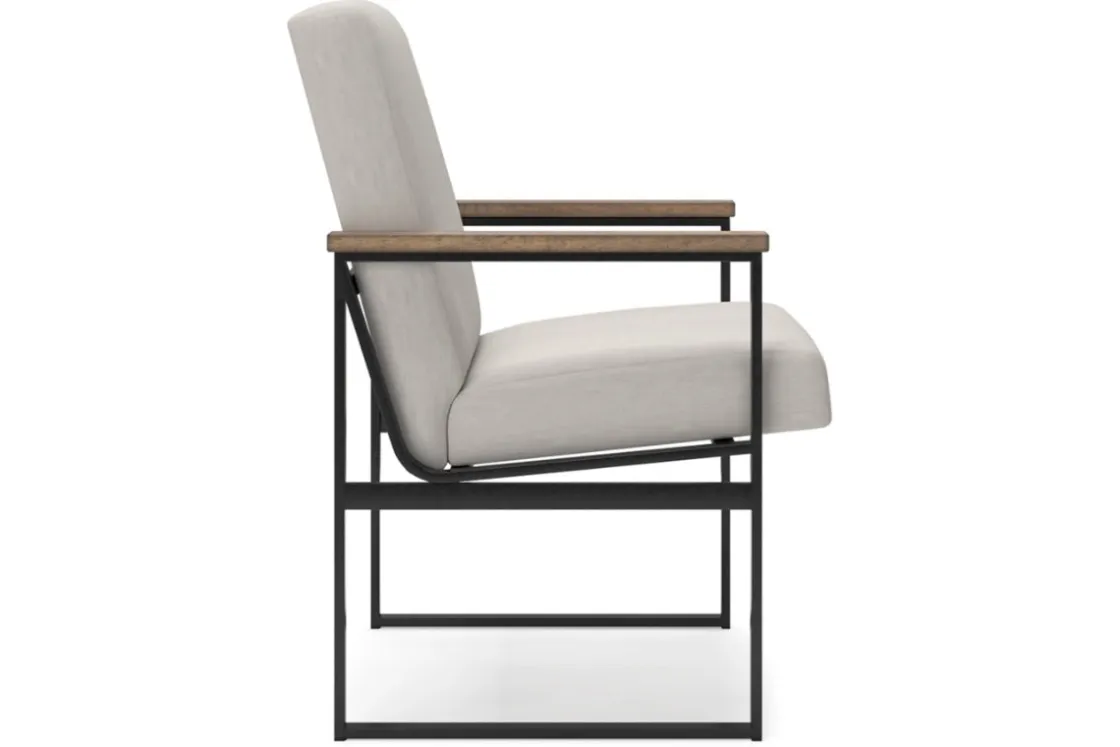 Mor Furniture Montia Desk Chair In Light Brown/Gray