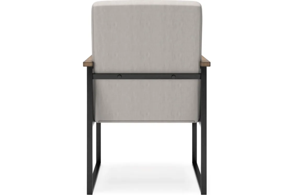 Mor Furniture Montia Desk Chair In Light Brown/Gray