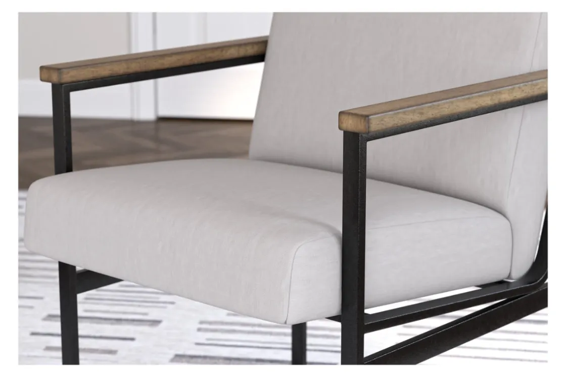 Mor Furniture Montia Desk Chair In Light Brown/Gray