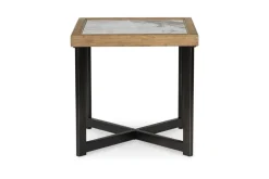Mor Furniture Montia End Table In Brown/Black/Gray