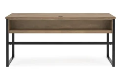 Mor Furniture Montia Office Desk In Brown/Gray