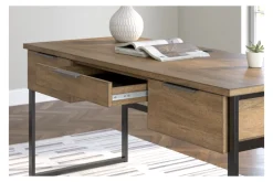 Mor Furniture Montia Office Desk In Brown/Gray