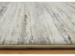 Mor Furniture Nace Abstract Rug In Gray/Taupe/White, 5’ X 7’
