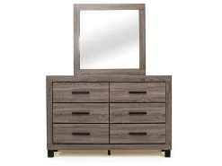 Mor Furniture Naialyn Bookcase Bed, Dresser, Mirror & Nightstand In , Full