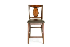 Mor Furniture Napa Counter Height Extendable Dining Table & 4 Stools In Brown