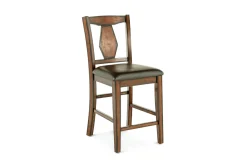 Mor Furniture Napa Counter Height Extendable Dining Table & 4 Stools In Brown