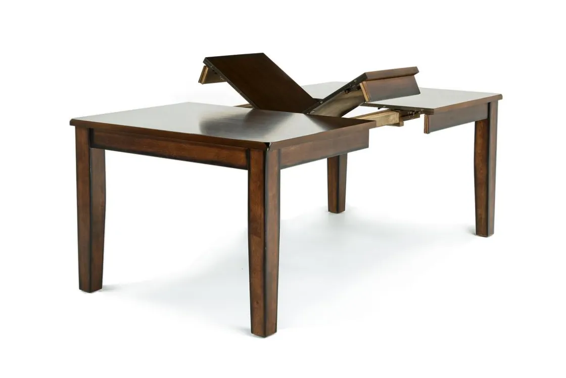 Mor Furniture Napa Extendable Dining Table, 4 Chairs & Bench In Brown