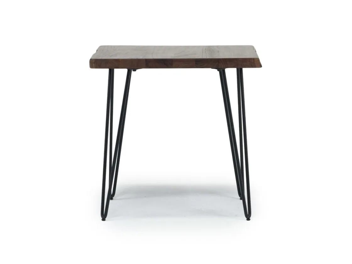 Mor Furniture Natures Edge End Table In Chestnut/Black