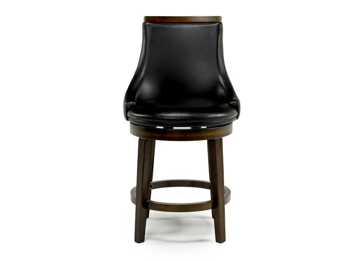 Mor Furniture New Haven Counter Height Adjustable Extendable Dining Table & 6 Stools In Brown