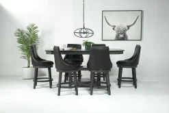 Mor Furniture New Haven Counter Height Stool In Brown