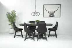 Mor Furniture New Haven Side Chair In Brown