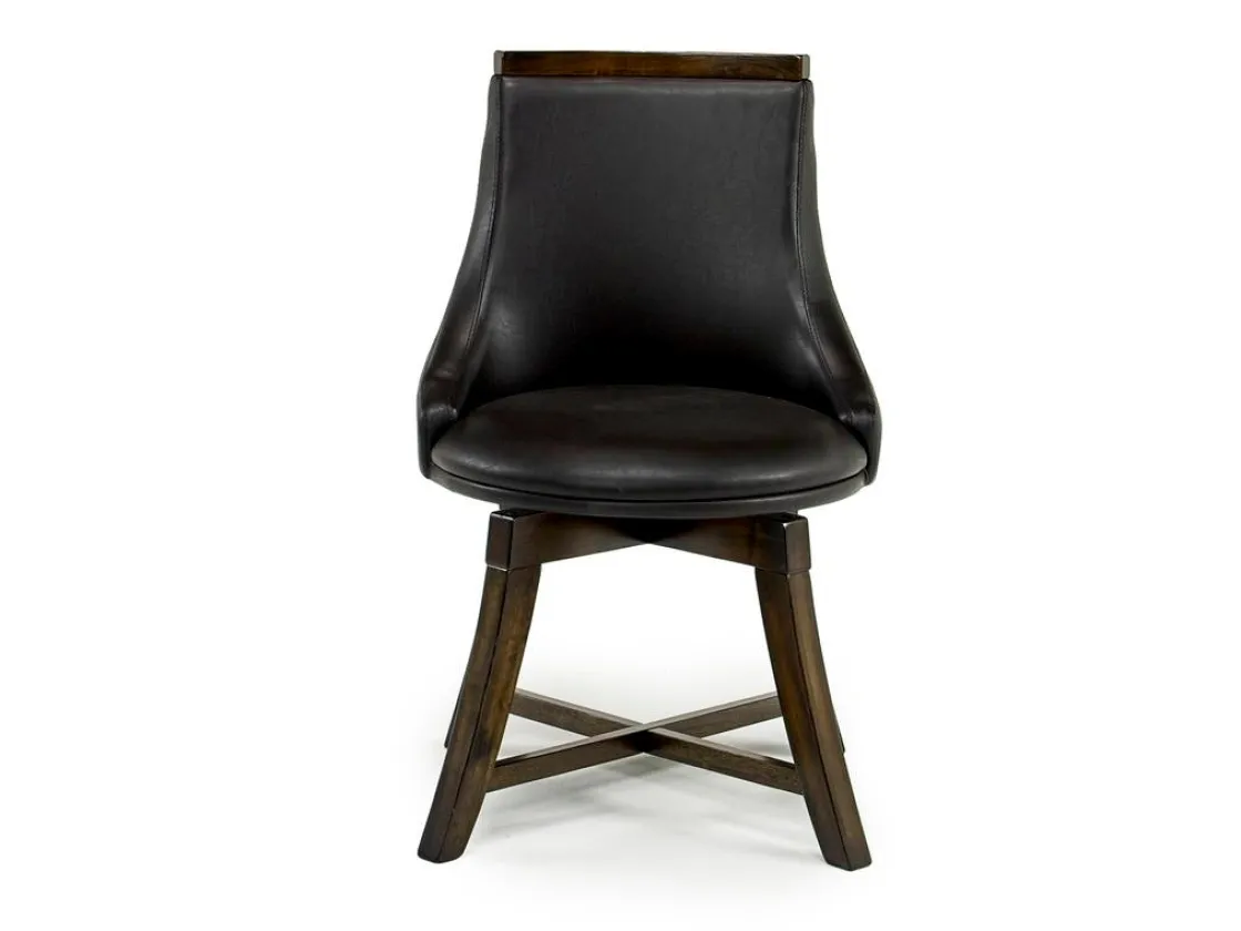 Mor Furniture New Haven Side Chair In Brown