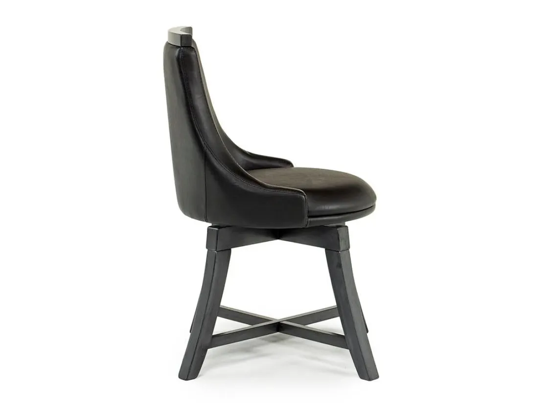 Mor Furniture New Haven Side Chair In Brown
