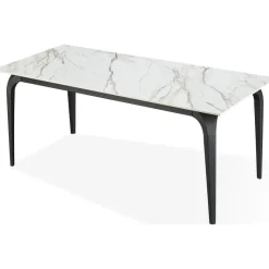 Mor Furniture Nicoya Dining Table In Black Sintered Stone