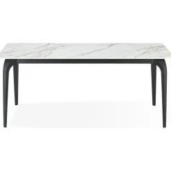 Mor Furniture Nicoya Dining Table In Black Sintered Stone