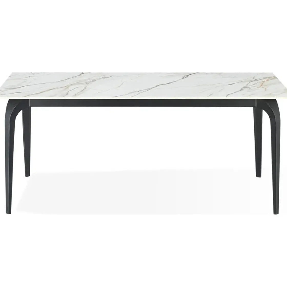 Mor Furniture Nicoya Dining Table In Black Sintered Stone