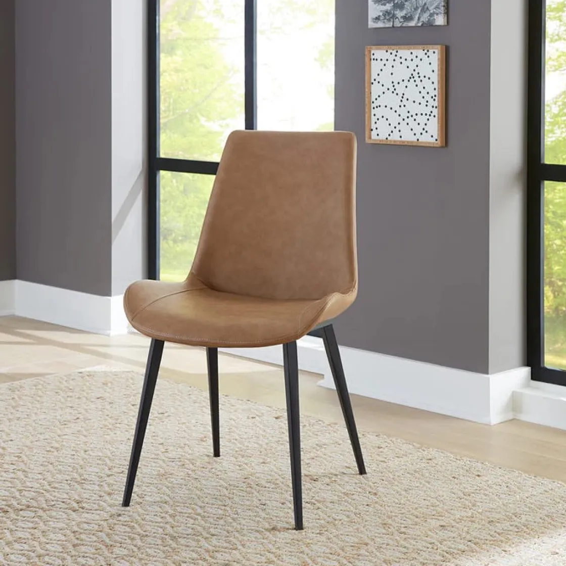 Mor Furniture Nicoya Side Chair In Brown, Set Of 2