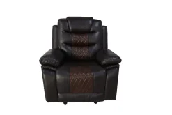 Mor Furniture Nikko Gliding Recliner In Brown