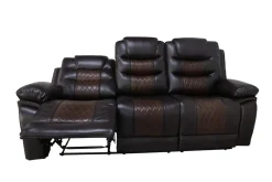 Mor Furniture Nikko Reclining Sofa In Brown