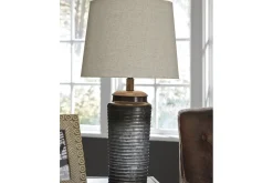 Mor Furniture Norbert Table Lamp In Gray