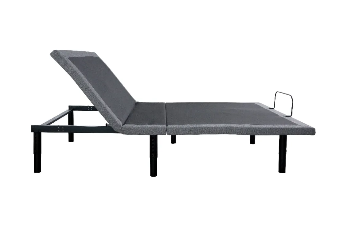 Mor Furniture Nupg400 Adjustable Foundation In Gray, Full