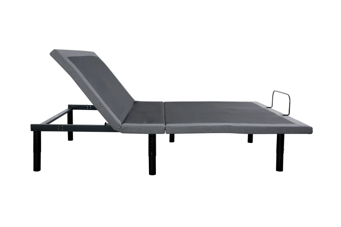Mor Furniture Nupg400 Adjustable Foundation In Gray, Full