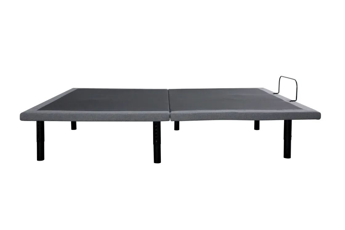 Mor Furniture Nupg200 Pro Adjustable Foundation In Gray, Full