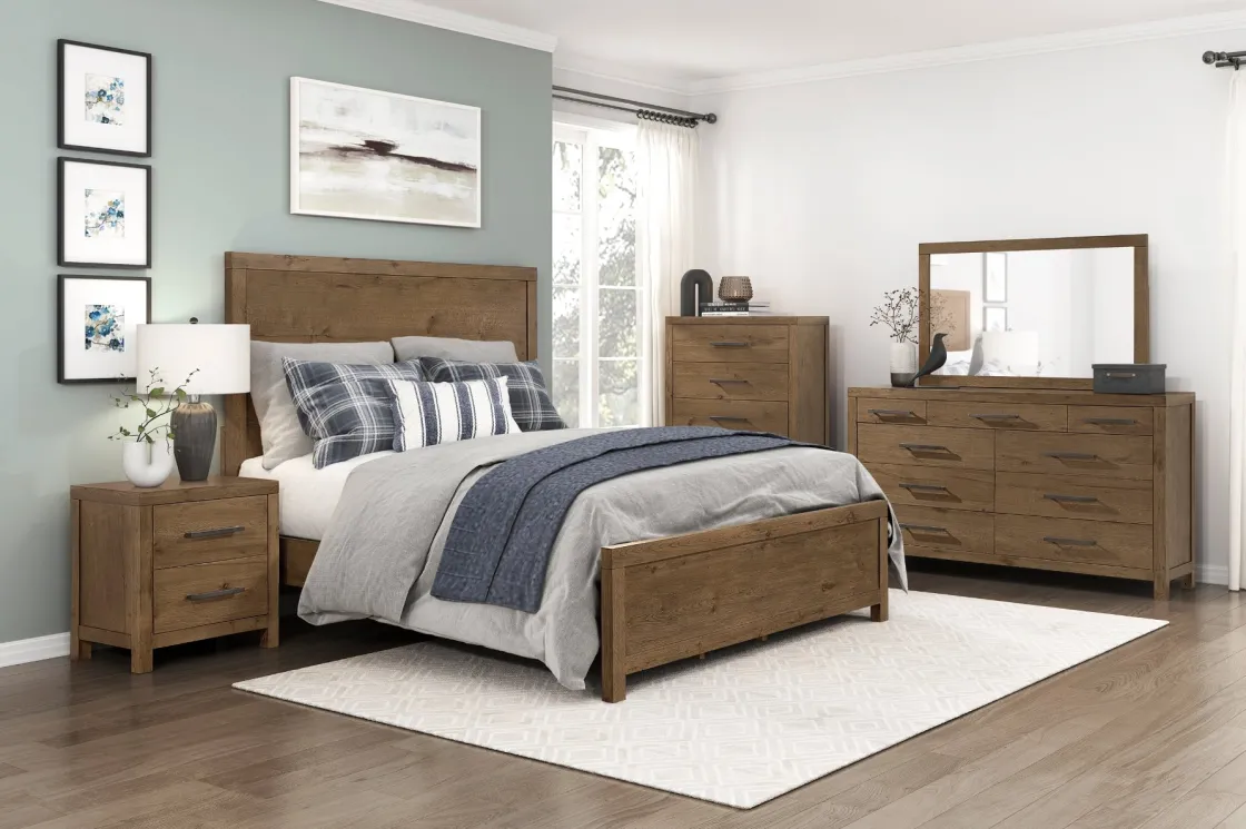 Mor Furniture Oaklyn Mirror In Brown